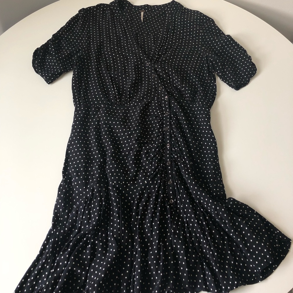 Free People polka dot dress